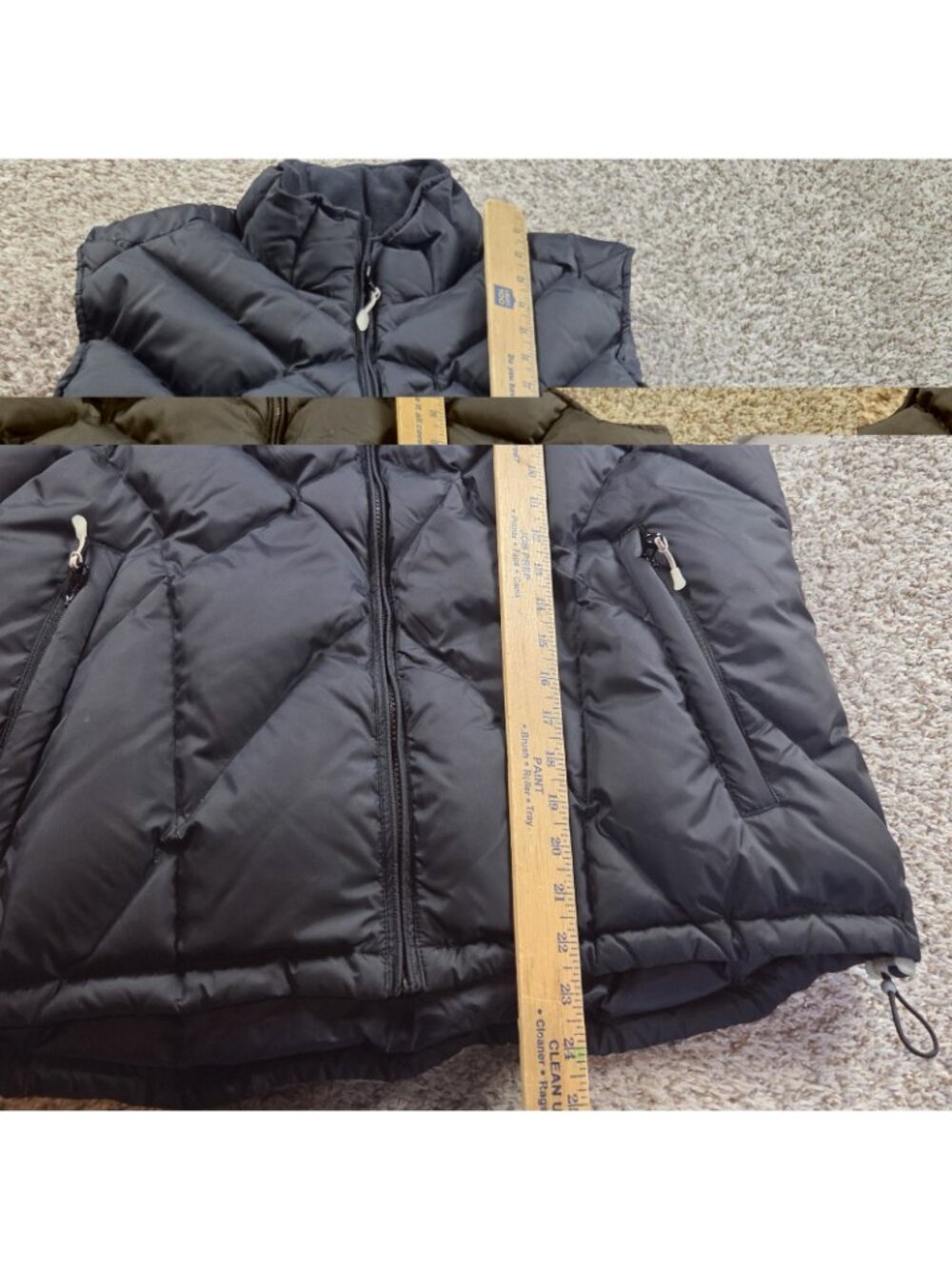Cabelas Goose Down Puffer Vest Womens XL Quilted Full-Zip - Picture 5 of 8